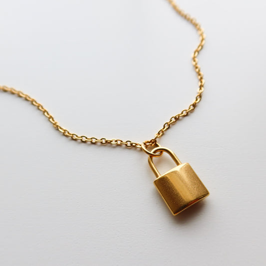 Locked-In Pendant Necklace