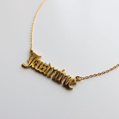 Customized Old English Necklace